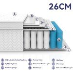 Double Pocket Sprung Mattress with Memory Foam