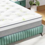 Green Tea Memory Foam Hybrid Mattress - Medium Firm