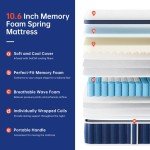 5FT King Memory Foam Hybrid Mattress
