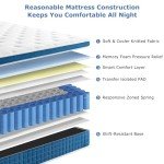 4FT6 Double Memory Foam Mattress for Back Pain