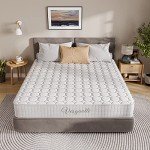 Vesgantti 10” Hybrid Memory Foam Mattress - White