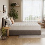 Vesgantti 10” Hybrid Memory Foam Mattress - White