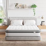 TeQsli 4FT6 Gel Memory Foam Double Mattress