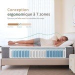 Hiepunos 3FT Gel Memory Foam Mattress
