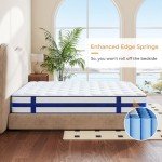 Vesgantti 4FT6 Blue Velvet Pocket Sprung Mattress