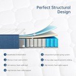 8-Inch Double Pocket Sprung Memory Foam Mattress