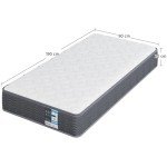 Yaheetech 3ft Pocket Sprung Memory Foam Mattress