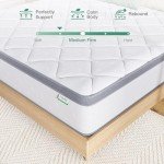 Novilla 9.8" Deep Pocket Single Bed Mattress