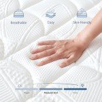12-Inch King Size Mattress for Back Pain Relief