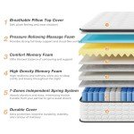 Vesgantti 10.6" Pocket Sprung Double Mattress