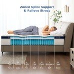 Comfort Gel Memory Foam Double Mattress - 4FT6