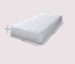 Plush Foam and Innerspring Mattress for Bunk Beds
