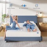 Avenco 9.8 Inch Pocket Sprung Double Mattress