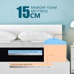 Molblly 15CM Memory Foam Single Mattress 90x190