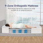 Comfortable 9-Zone Pocket Sprung Mattress - 3FT