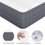 Yaheetech 3ft Medium Firm Bonnell Spring Mattress