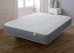 Zig Zag Double Mattress with Memory Foam - Grey
