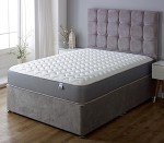Zig Zag Double Mattress with Memory Foam - Grey