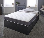 Sirocco Grey Hybrid Spring & Memory Fibre Mattress