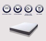 Sirocco Grey Hybrid Spring & Memory Fibre Mattress