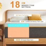 OYT Double Memory Foam Mattress - 135x190x18cm