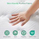 Novilla 9.8" Gel Memory Foam Bunk Bed Mattress