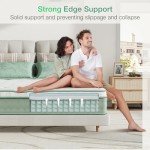 Novilla 9.8" Gel Memory Foam Bunk Bed Mattress