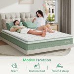 Novilla 9.8" Gel Memory Foam Bunk Bed Mattress