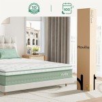 Novilla 9.8" Gel Memory Foam Bunk Bed Mattress