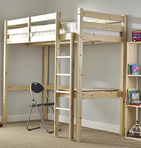 Celeste High Sleeper Loft Bunk Bed with Desk