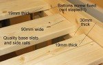 Wooden Double Loft Bunk Bed for Adults