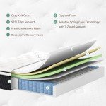 12-Inch Hybrid Memory Foam Bunk Bed Mattress