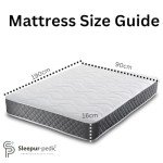 Sleepur-pedic 3ft Memory Foam Single Mattress