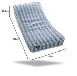 Jumpi 3ft Economy Sprung Mattress - 6 Inch Deep