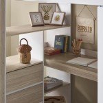 White Kids High Sleeper with Storage - Ocean Wood