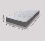 3ft Single Wave Grey Spring Value Mattress