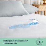 Waterproof Mattress Protector with Deep Fitted Skirt