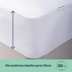 Waterproof Mattress Protector with Deep Fitted Skirt