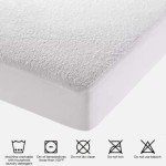 Olivia Rocco Waterproof Fitted Mattress Protector (Single)