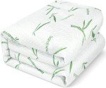 Waterproof Bamboo Mattress Protector for Double Beds