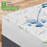 Waterproof Bamboo Mattress Protector for Double Beds