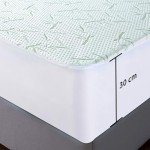Waterproof Bamboo Mattress Protector for Double Beds
