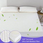 Coriwell King Size Waterproof Bamboo Mattress Protector