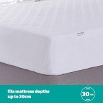 Silentnight Waterproof Mattress Protector - Luxury Quilted Cover
