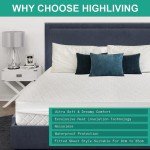 Bamboo Waterproof Mattress Protector - Bed Bug Resistant