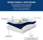 Waterproof Terry Cotton Single Mattress Protector 90x200 cm