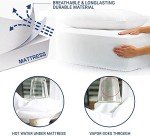 Waterproof Terry Cotton Single Mattress Protector 90x200 cm