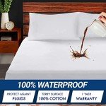 Waterproof Terry Cotton Single Mattress Protector 90x200 cm