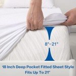 Cooling Bamboo King Size Mattress Protector Cover