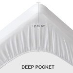 Super King Waterproof Mattress Protector, Extra Deep